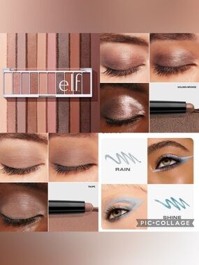 Eyeshadow and eyeliner collection with Bobbi Brown, ELF, morphe, Avon and more.